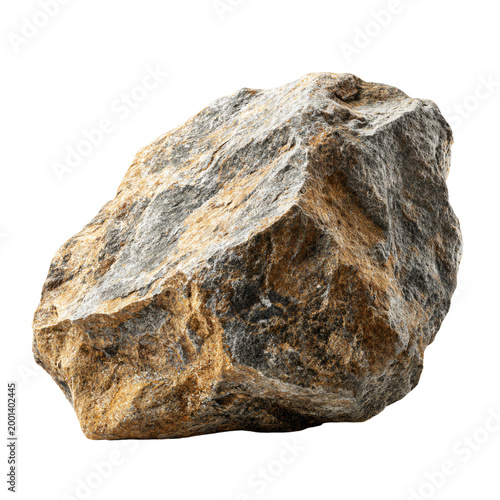 Foto High-Quality Rock Stone Boulder Isolated on Transparent Background PNG for Profe