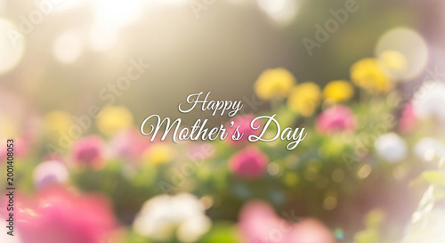 Mother's Day, Happy Mother's Day, Floral Greeting, Spring Flowers, Card Background