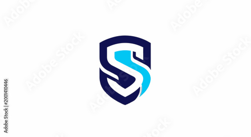 Free Download Modern Shield Logo Design Featuring the Letter S. - GFXLoad