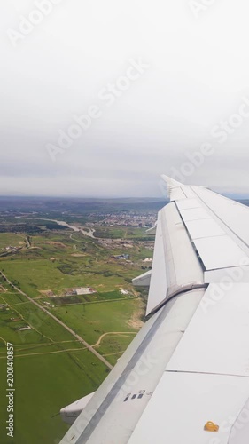 view from airplane window