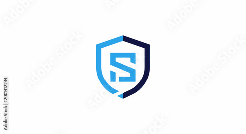 Free Download Modern Shield Logo Design Featuring the Letter S. - GFXLoad
