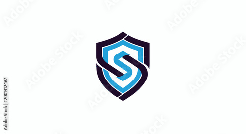 Modern Shield Logo Design - Security, Protection, and Digital Safety.