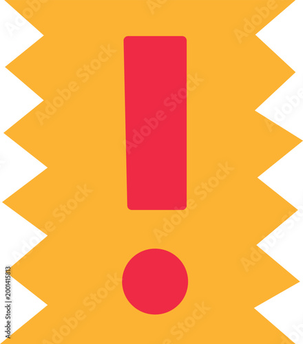 Uppercase X letter of English alphabet, vector bright festive red typeface in yellow zigzag shape frame, kids happy font