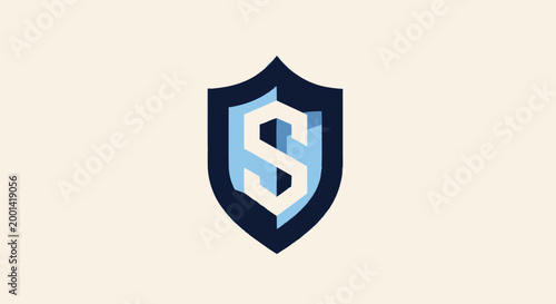 Modern Shield Design Featuring the Dollar Sign Symbol for Protection.