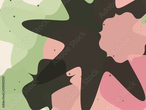 Gielis Superformula Flower Diatom Abstract Background