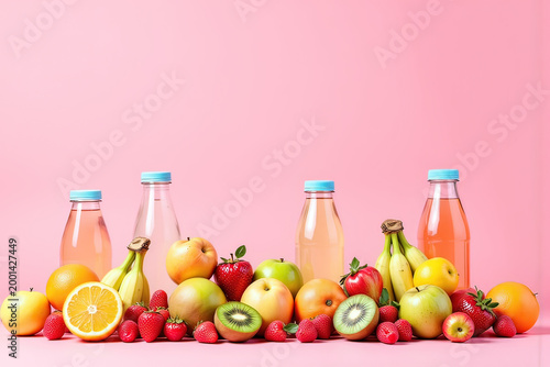 Ai sfondo frutta colorata 02