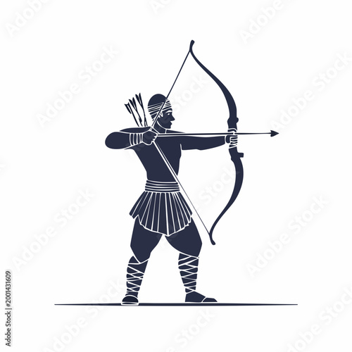 Ancient Archer Silhouette