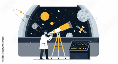Observing the Cosmos - An Astronomers Exploration of Space and Stars.
