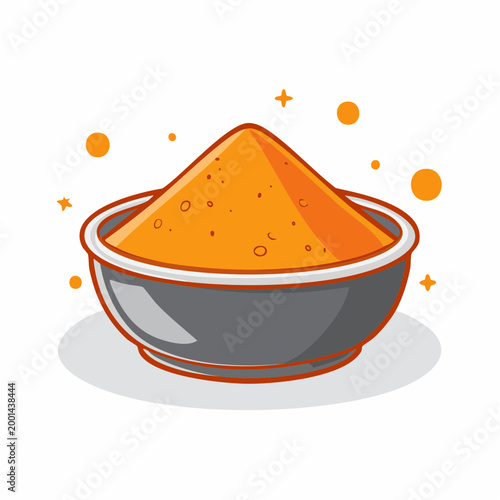 Bowl of Orange Powder