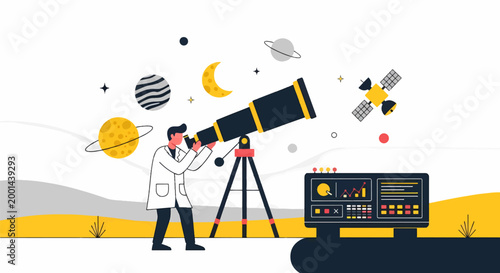 Observing the Cosmos - A Scientists Exploration of Space and Stars.