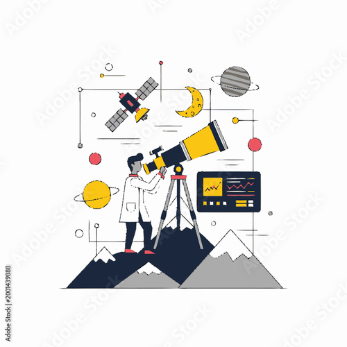 Observing the Cosmos - A Scientists Exploration of Space with Telescope.