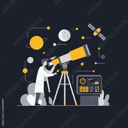 Observing the Cosmos - A Scientists Exploration of Space with Telescope.