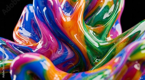 Colorful Abstract Swirl of Paint Colorful Paint Swirl Art Texture Design Multicolor. Concept featuring colorful, paint, swirl, art, texture for professional commercial design.