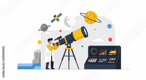 Observing the Cosmos - A Detailed View Through the Telescope.