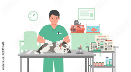 Veterinarian, pet grooming, animal care, veterinary clinic