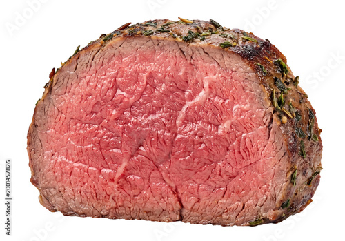 Delicious Medium Rare Roast Beef Cut