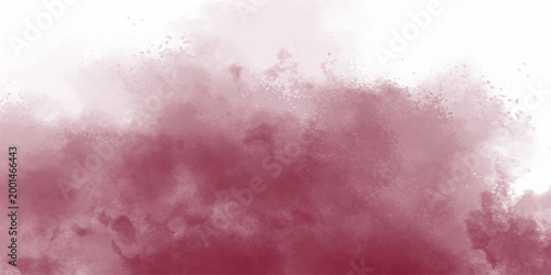 Hand painted red and white color with watercolor texture abstract background. Brown, chocolate paint on the wall. Rough strokes of the master. brown watercolor background for your design. 