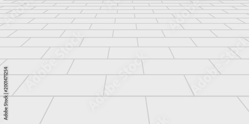 White brick wall texture, seamless cladding pattern for interior decoration, kitchen backsplash, plastic panel, building outdoor design. Abstract minimal background, vector flat illustration