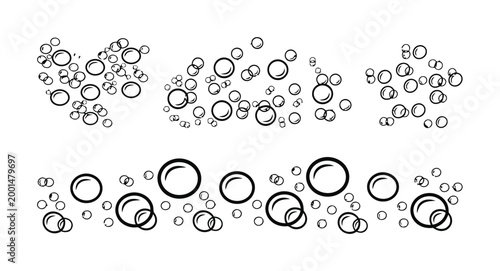 Geometric Circles Pattern Vector Illustration
