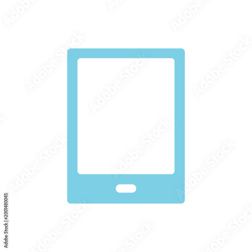 シンプルなタブレットのイラスト
