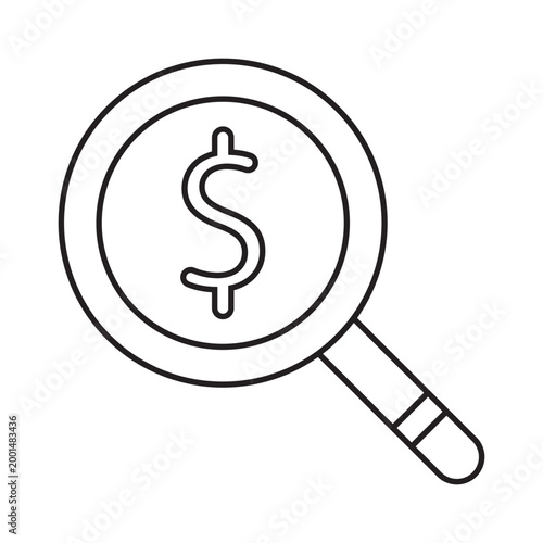 Business growth icon line, element icon for design branding, print, web, mobile app, and digital media