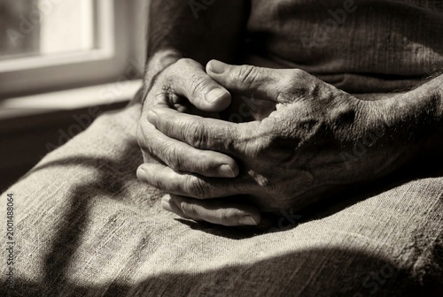 Dramatic Fine Art Close-up of Meditation and Focus