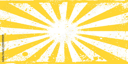 A radiant burst of yellow, evoking energy and optimism. Geometric sunburst pattern creates a visual explosion, perfect for conveying energy, creativity, and dynamism. 