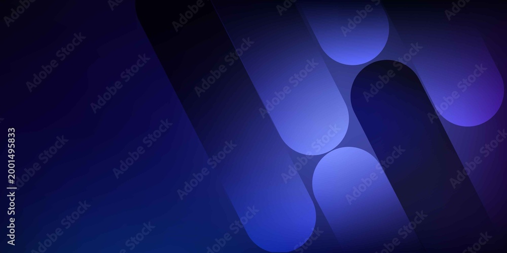 Fototapeta premium Abstract blue and purple geometric background with diagonal shapes