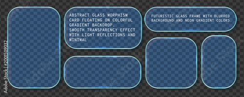  Translucent glass panels and frosted boxes create stunning 3D web interfaces. Liquid bubble effects with transparent buttons and navigation bars for modern app design templates.