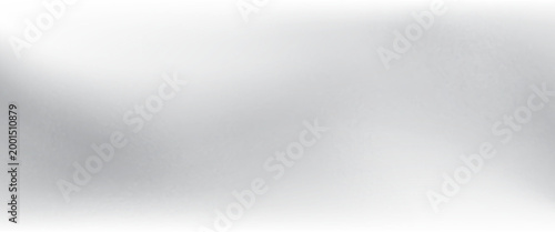Silver foil background with metal mirror texture. Chrome gradient surface with light gloss simple abstract