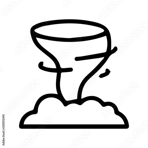 Tornado Funnel Cloud Icon