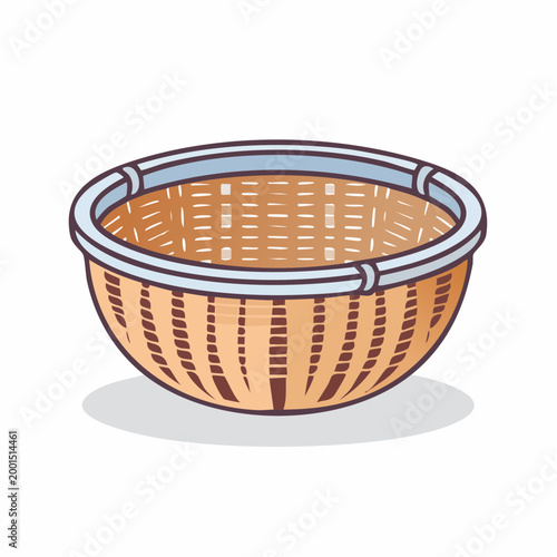 Woven Basket Illustration