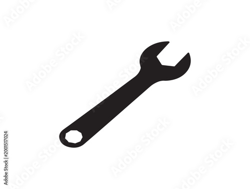 adjustable wrench icon vector illustration