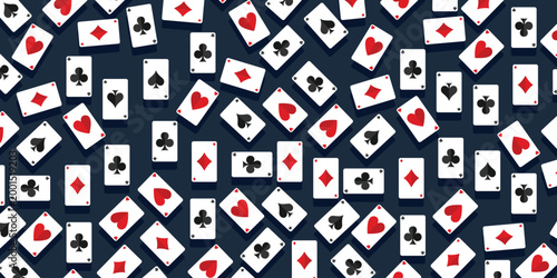Background abstract pattern playing card game