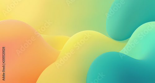 Abstract Fluid Gradient Background.
