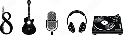 Music Equipment Studio Setup