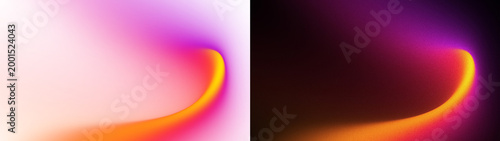 Soft pink and orange wispy flow set for elegant and atmospheric backgrounds