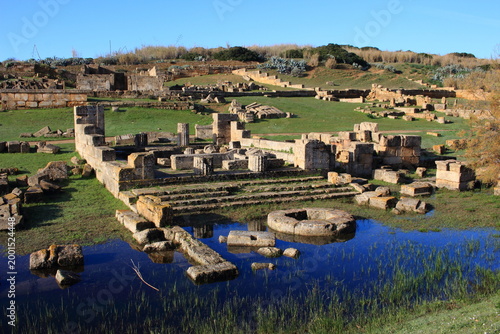 Konstfotografi selinunte archaeological site ancient Greece remains of the city archaeology Sic