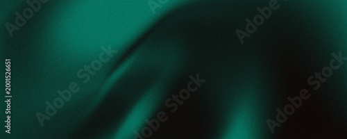 Photography Abstract Emerald Green background with Strong Grain Texture and diagonal waves t
