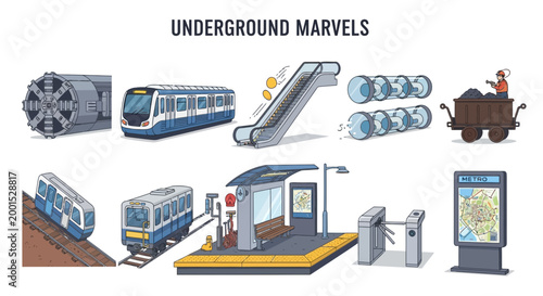 Underground marvels transportation systems infrastructure.