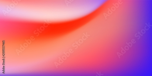 Abstract smooth gradient background with flowing organic shapes, soft blend of warm orange, coral red, pink, and purple tones, pastel neon glow, Vol 2