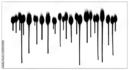 Candles wax dripping line art with dark flames and repeating silhouettes on clean minimal background