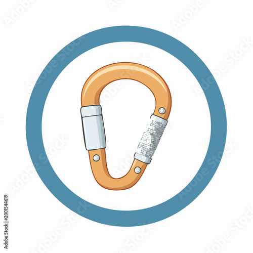 Climbing Carabiner Icon
