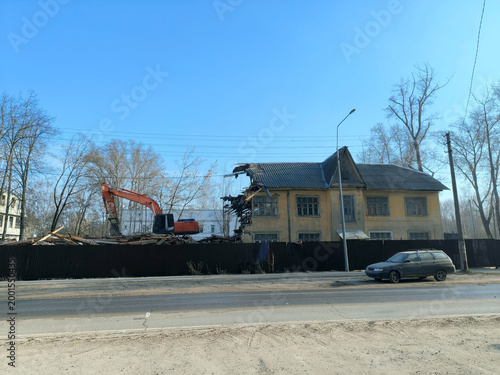 the old street is being updated