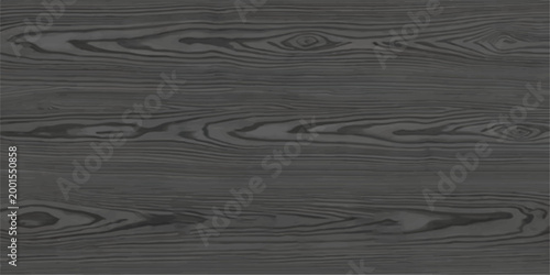 Natural black wood texture background featuring a dark timber grain pattern on a weathered wooden plank surface with an old hardwood material design