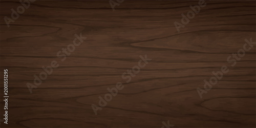 Dark brown oak wood texture background featuring a natural grain pattern on a weathered timber plank surface for a rustic hardwood floor design