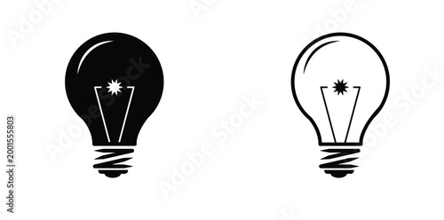 Adobe Illustrator ArtworkLightbulb Idea Icon – Business Innovation Concept