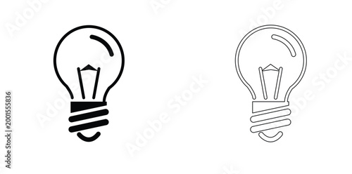 Adobe Illustrator ArtworkLightbulb Idea Icon – Business Innovation Concept