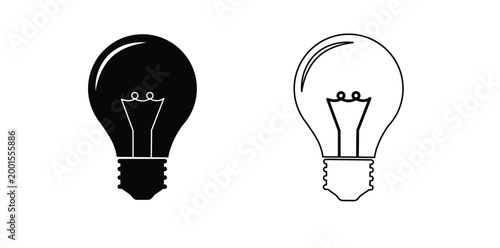 Adobe Illustrator ArtworkLightbulb Idea Icon – Business Innovation Concept