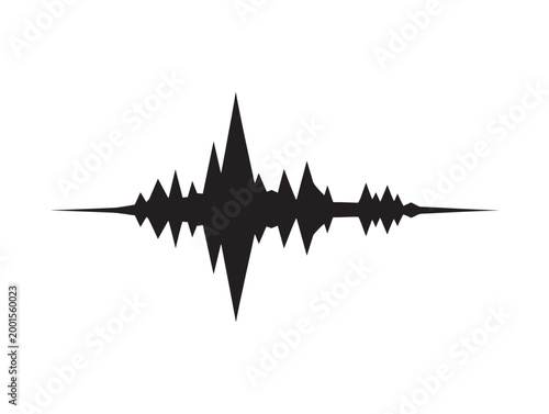 financial stock market volatility spike vector illustration